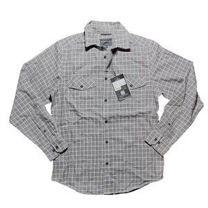Craghoppers Men's Kiwi LS Check Flannel Shirt Small‎ Gray